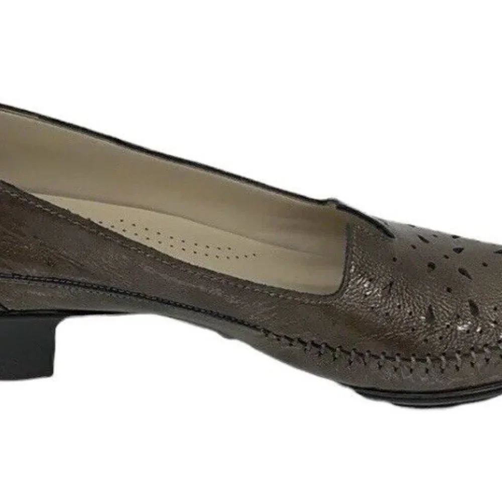 SAS Sonyo Taupe Brown Slip On Pumps Shoes US 7.5 N
